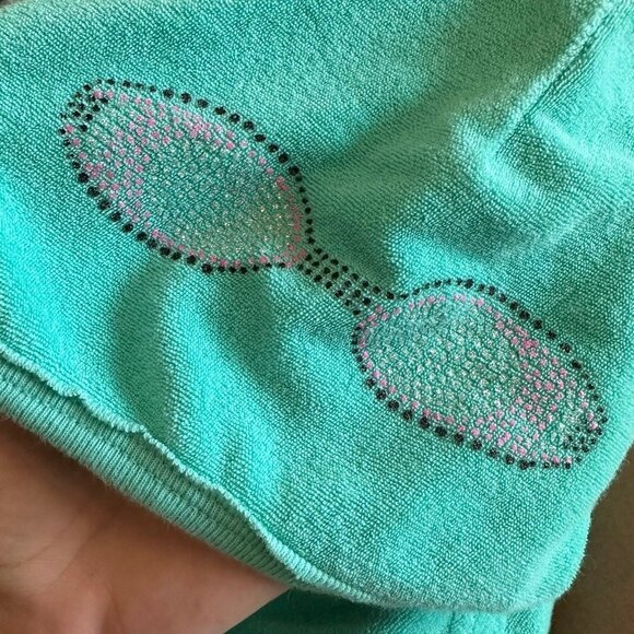 Butter terry cloth embellished track suit - Picture 3 of 7